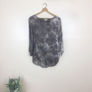 Prontomoda Giusy Silk Tie Dye Blouse
